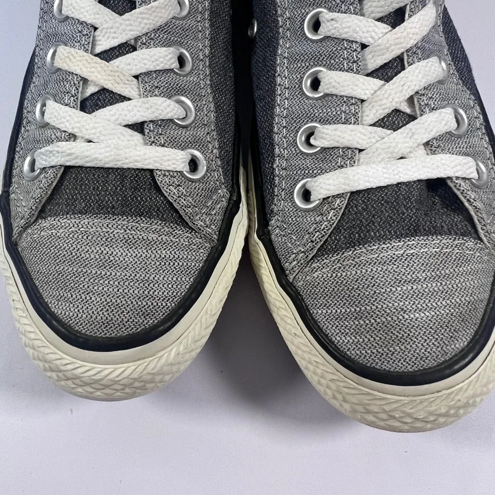 Converse All Star Low Top Gray Denim Sneakers Casual Shoes Unisex W 8 M‎ 6